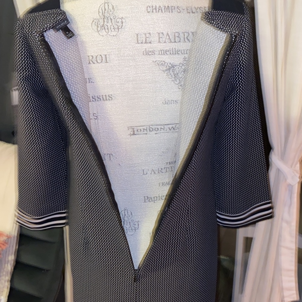 Ann Taylor womens work dress black & white size 0​ - Picture 9 of 10